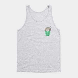 Cat in the pocket Tank Top